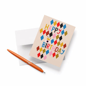 Happy Birthday A2 Card