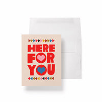 Here For You A2 Card