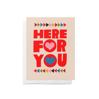 Here For You A2 Card