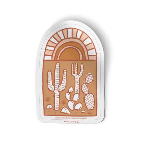 Desert Dreams Sunrise Sticker