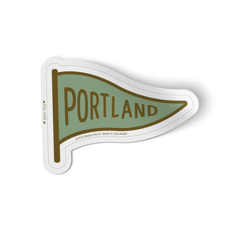 Portland Pennant Sticker