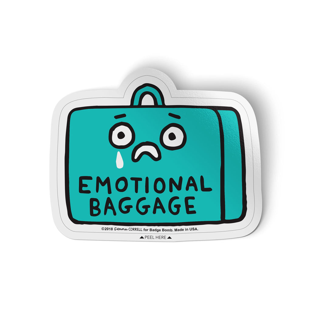 Gemma Correll - Emotional Baggage Sticker