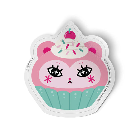 Illustrated Cupcake Stickers