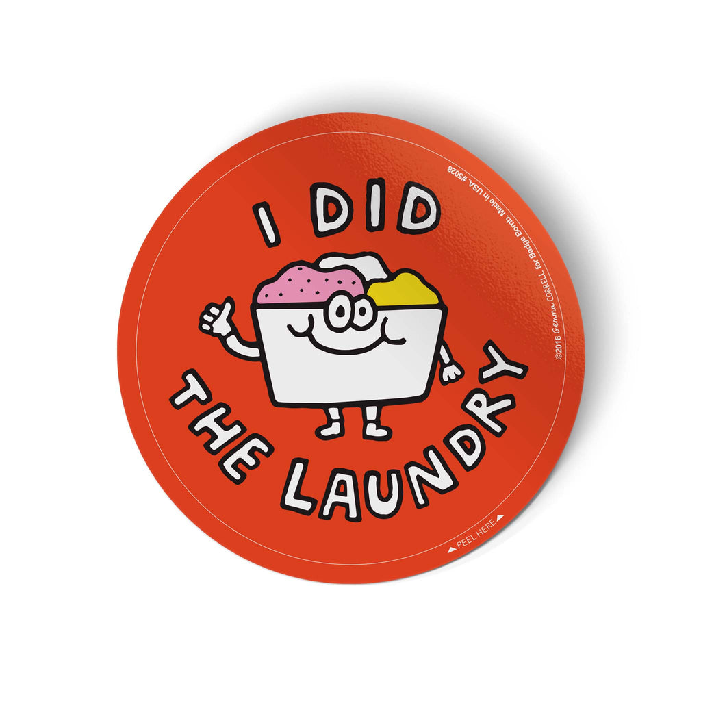 Did the Laundry Sticker