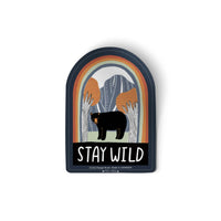 Stay Wild Bear Sticker