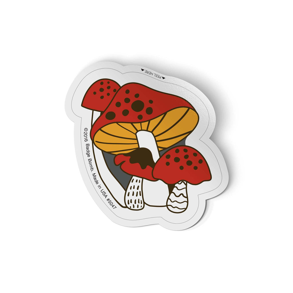 Red Magic Mushroom Sticker