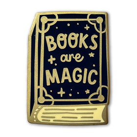 Books Are Magic Enamel Pin