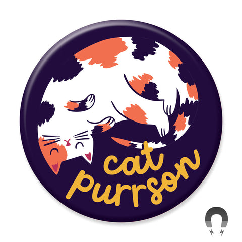 Cat Purrson Magnet