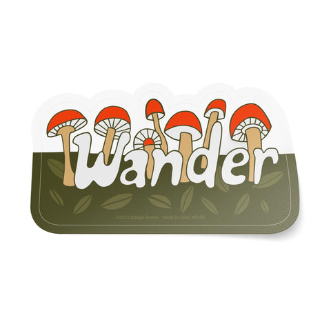 Wander Mushrooms Sticker