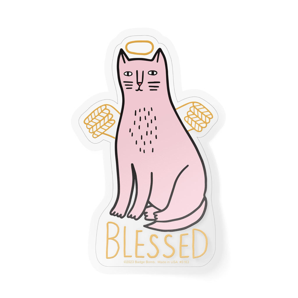 Angel Cat Sticker