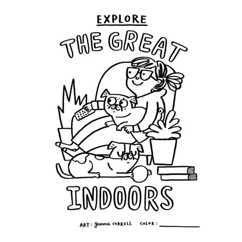 FREE Download! Explore the Great Indoors by Gemma Correll