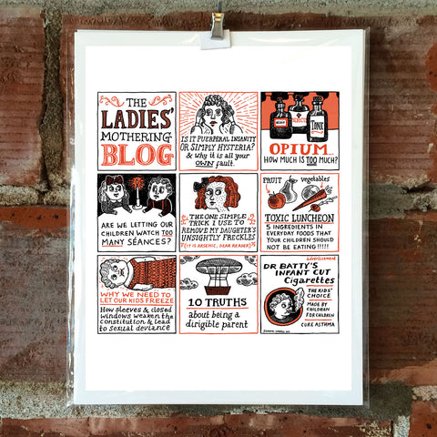 The Ladies' Mothering Blog 8 x 10 Print