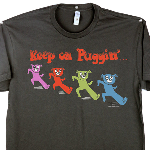 Keep on Puggin' T-Shirt, Black