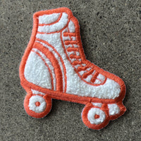 Rollerskate Chenille Patch