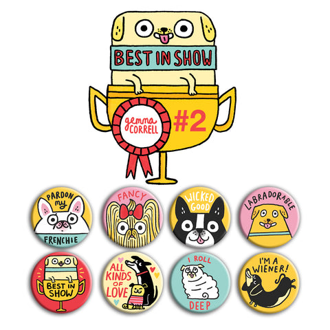 Best in Show Buttons • Pack #2